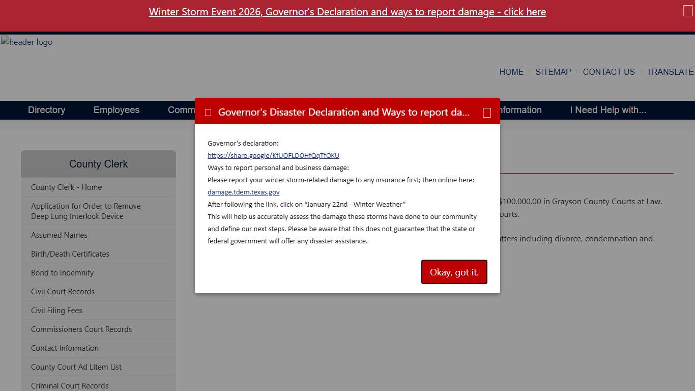 Grayson County Texas