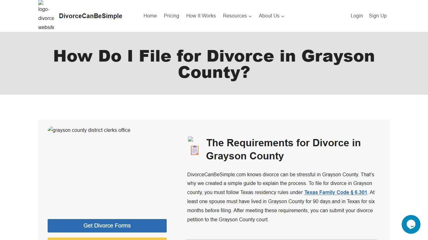 How Do I File For Divorce in Grayson County, Texas?