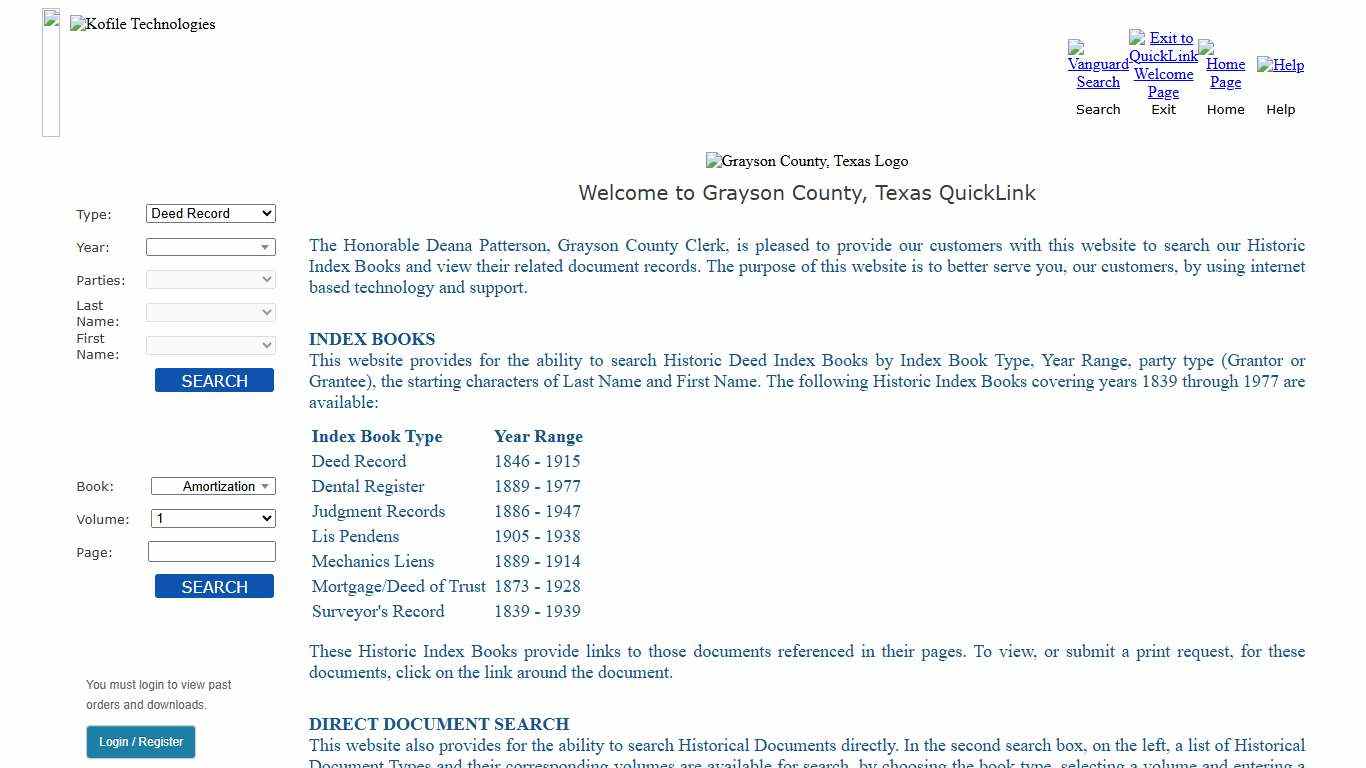 QuickLink - Grayson County, Texas